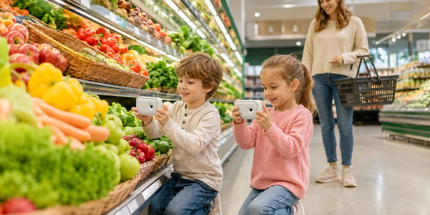 Dr.Look AI Cap grocery store learning for kids