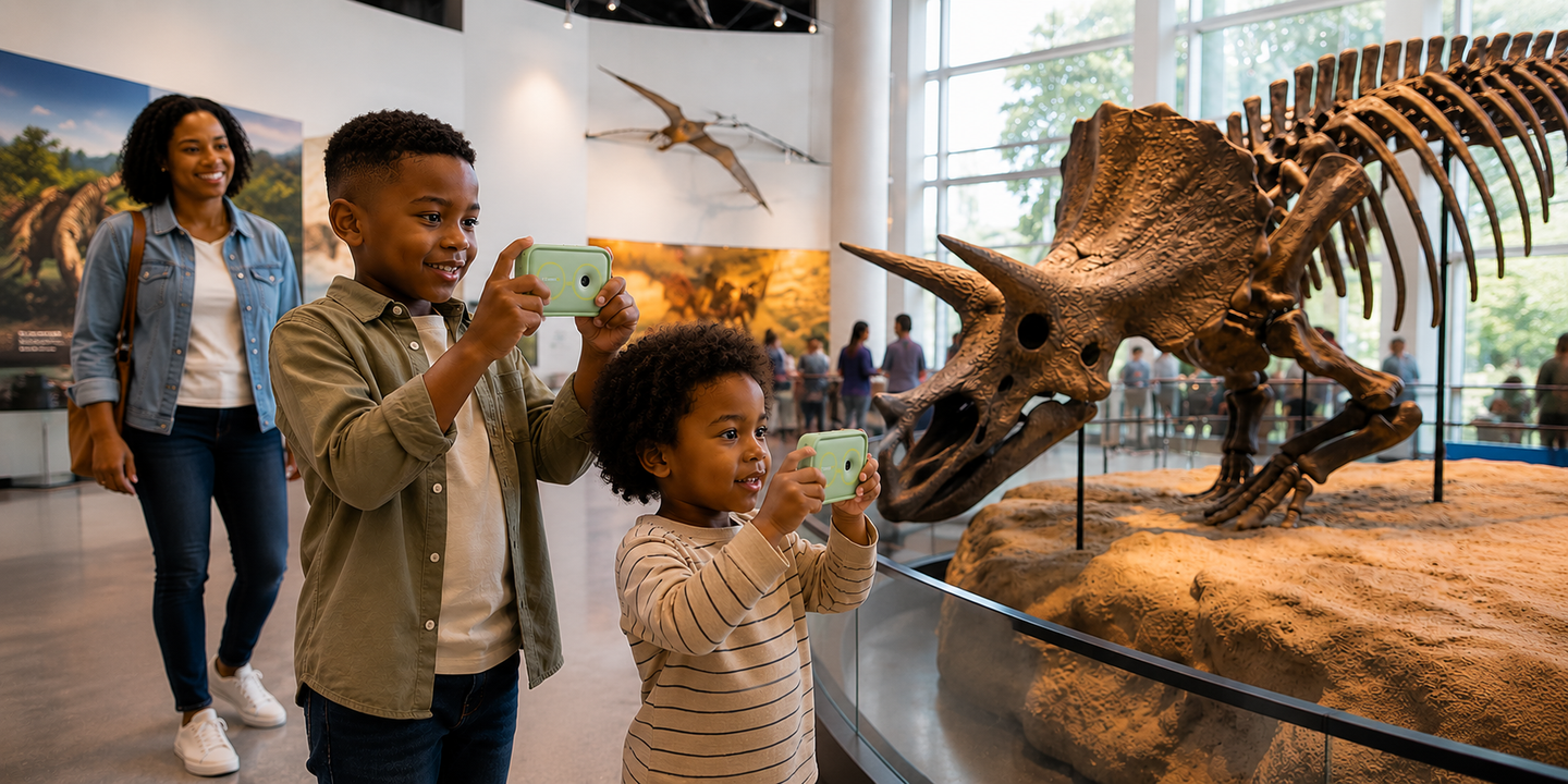 Dr.Look AI Cap museum learning day for kids