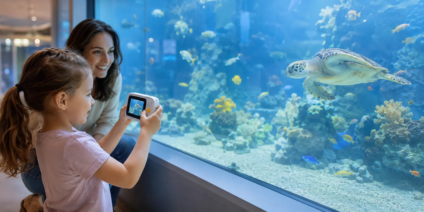 Dr.Look AI Cap zoo and aquarium learning adventure
